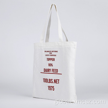 Bulk Canvas Tote Bags Advertising custom print shopping tote bag for gift Supplier